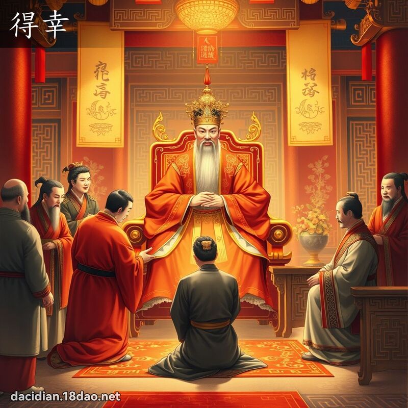 得幸 - 國語大辭典配圖
