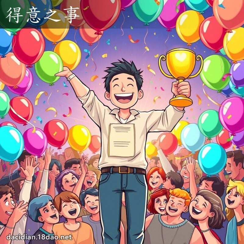 得意之事 - 國語大辭典配圖