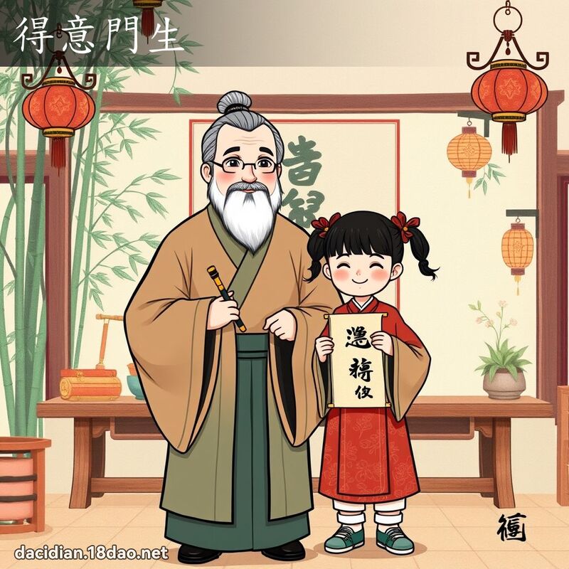 得意門生 - 國語大辭典配圖