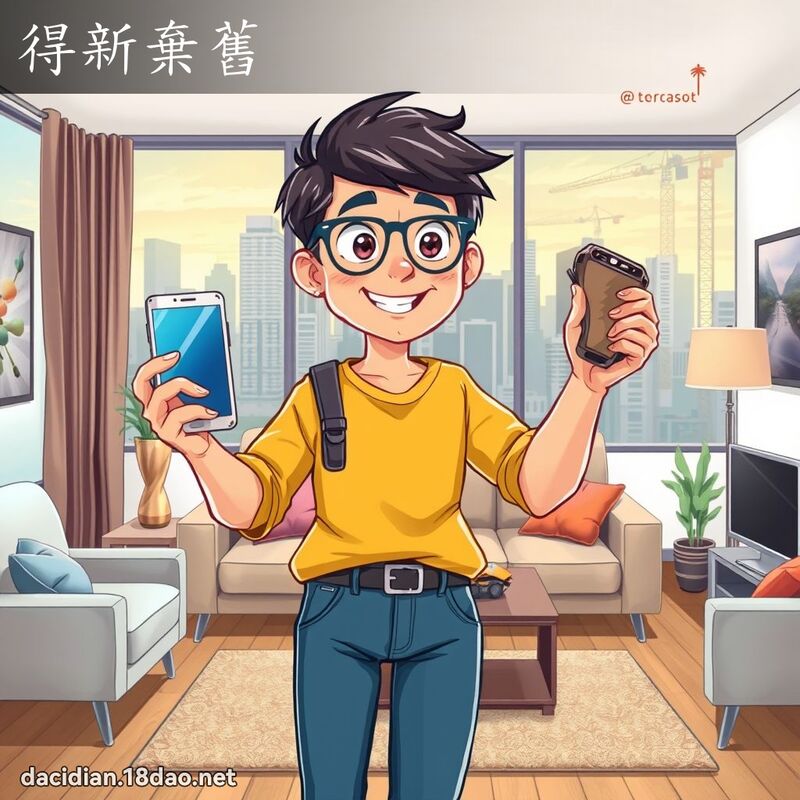 得新弃旧 - 国语大辞典配图