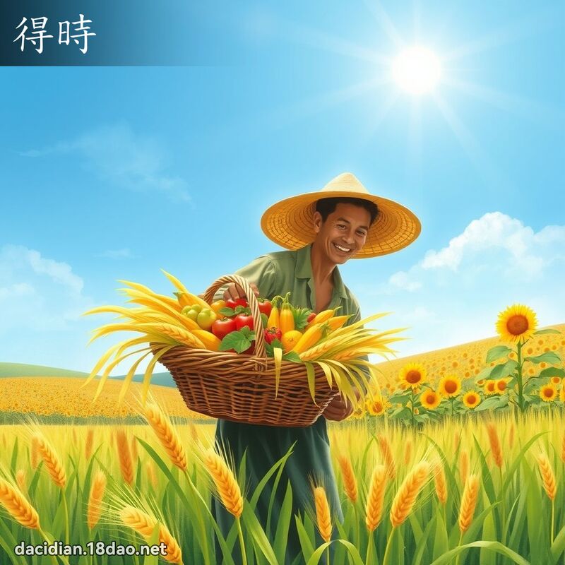 得时 - 国语大辞典配图