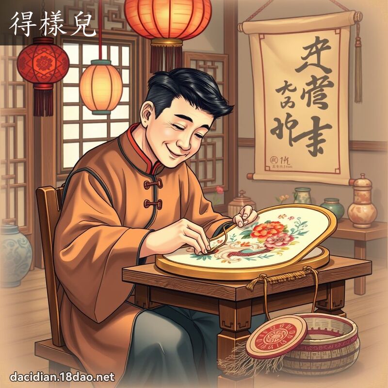 得样儿 - 国语大辞典配图