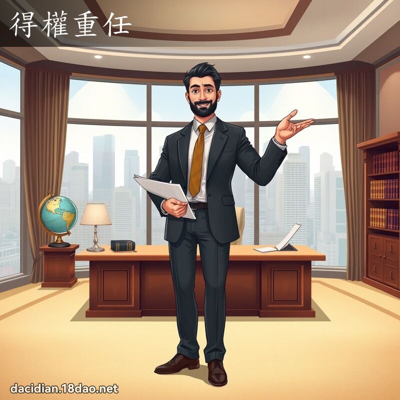 得權重任 - 國語大辭典配圖