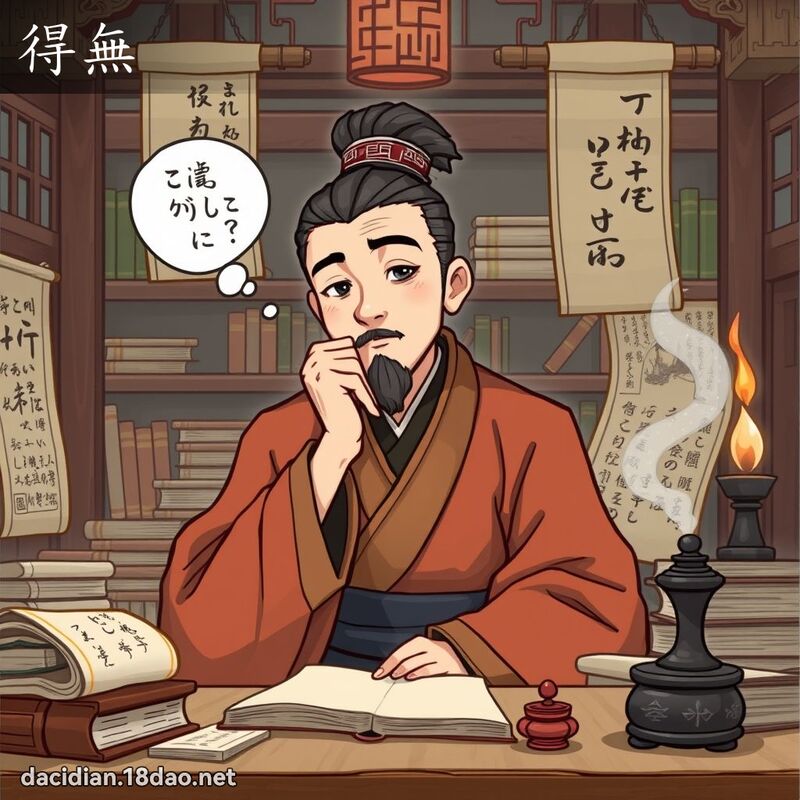 得无 - 国语大辞典配图