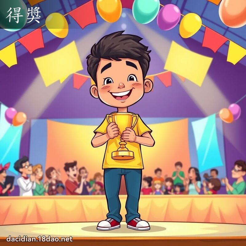 得奖 - 国语大辞典配图