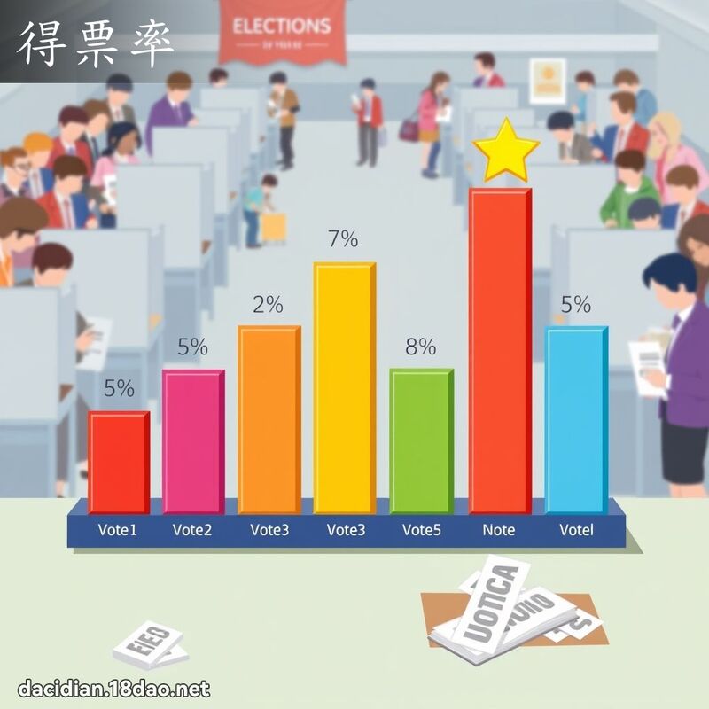 得票率 - 国语大辞典配图