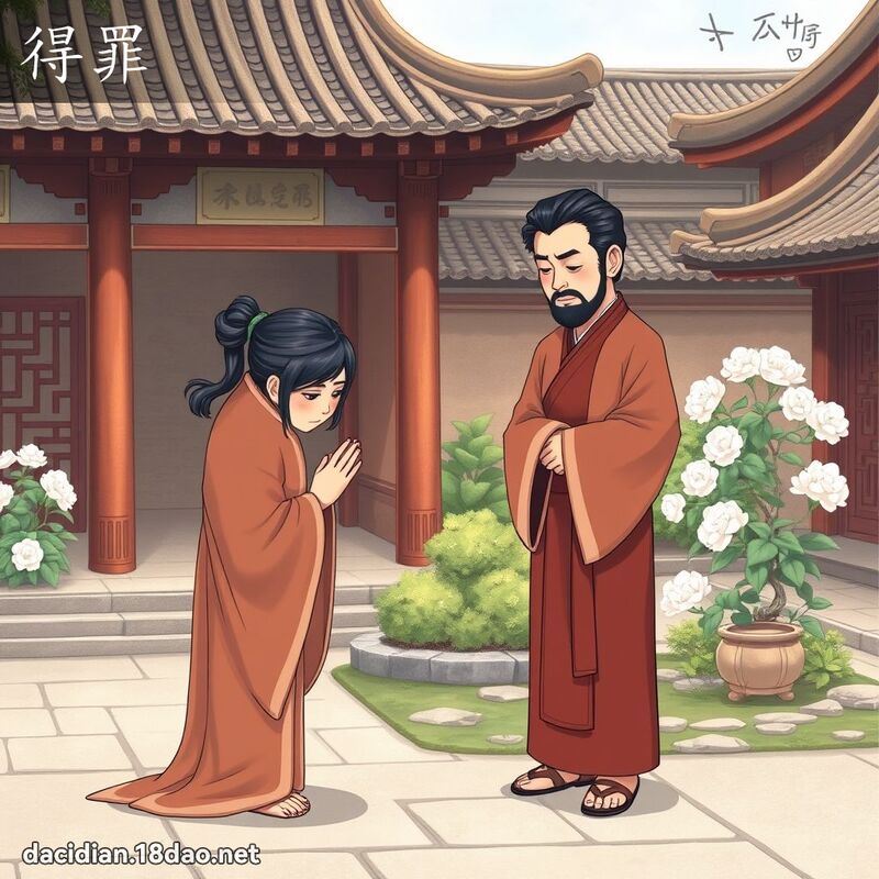 得罪 - 國語大辭典配圖