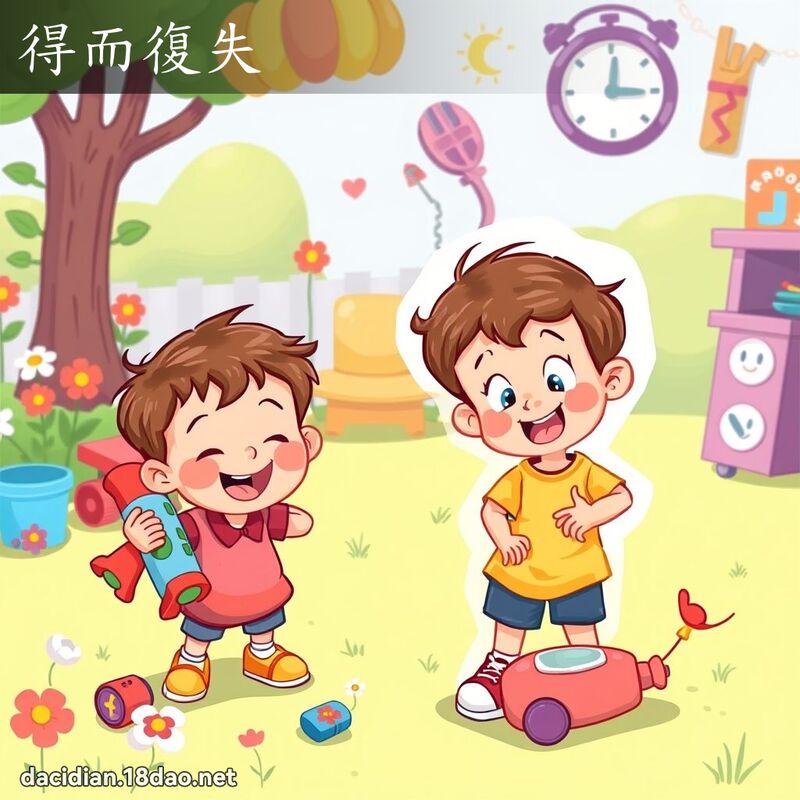 得而復失 - 国语大辞典配图