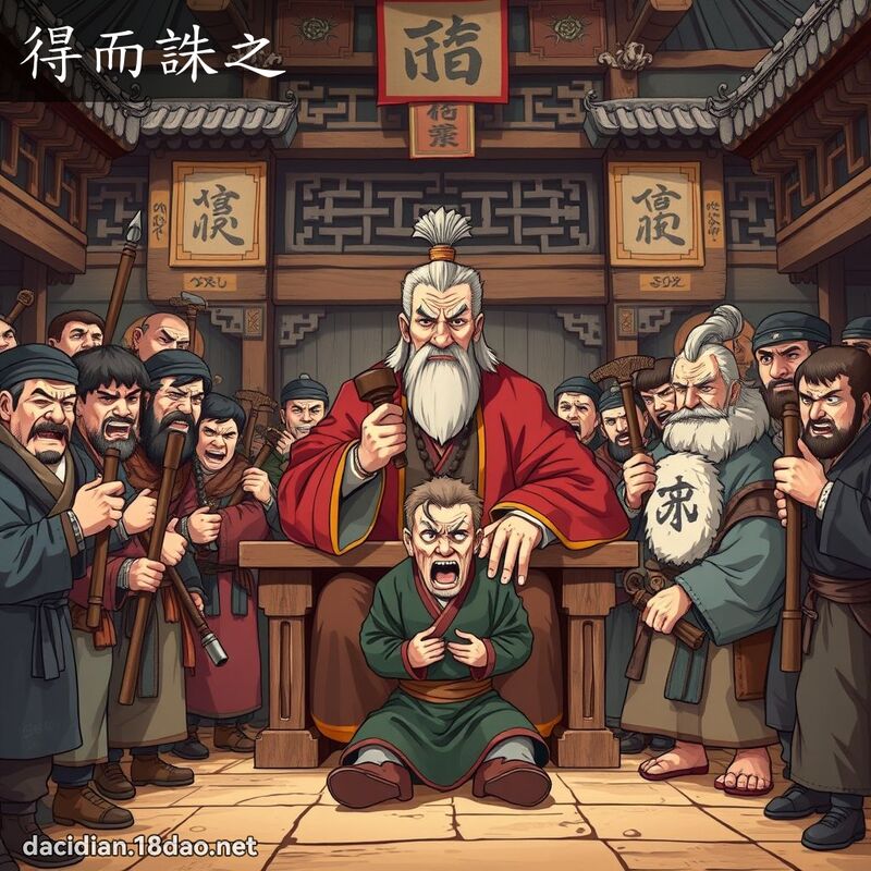 得而诛之 - 国语大辞典配图