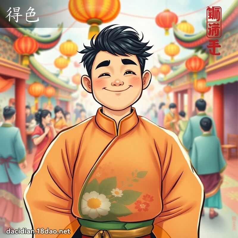 得色 - 國語大辭典配圖