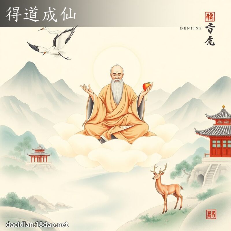 得道成仙 - 国语大辞典配图