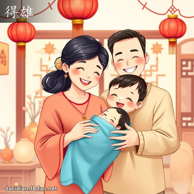 得雄 - 國語大辭典配圖