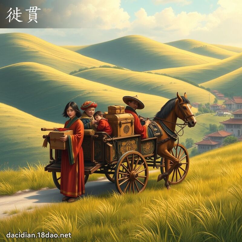 徙贯 - 国语大辞典配图