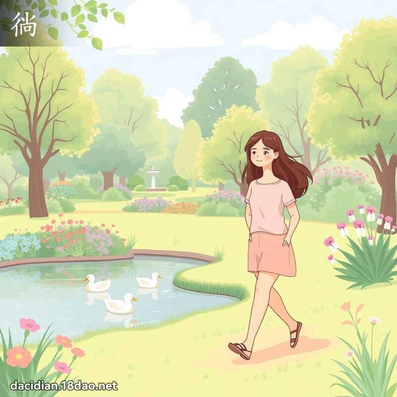 徜 - 國語大辭典配圖