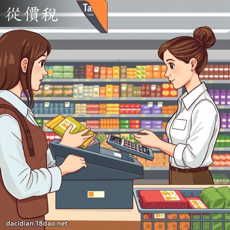 從價稅 - 國語大辭典配圖