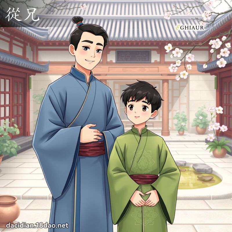 從兄 - 國語大辭典配圖