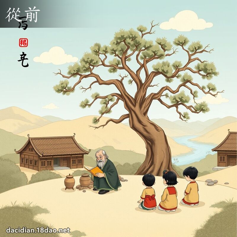 从前 - 国语大辞典配图