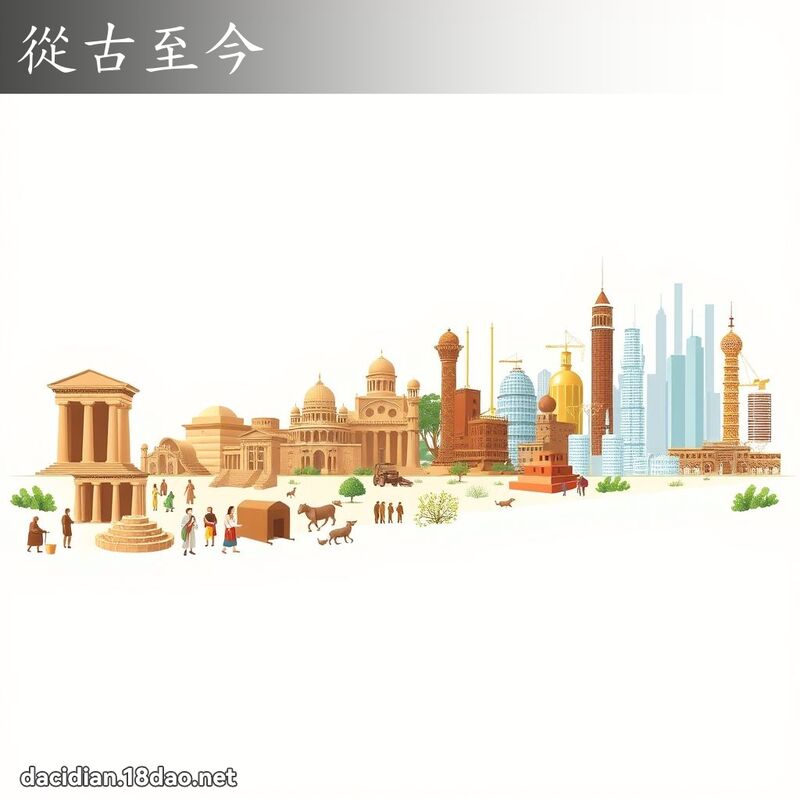 从古至今 - 国语大辞典配图