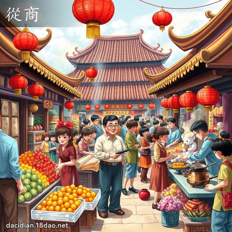 從商 - 國語大辭典配圖