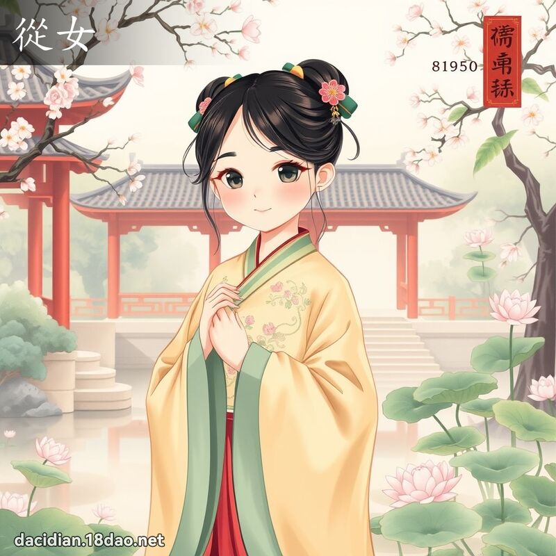 從女 - 國語大辭典配圖