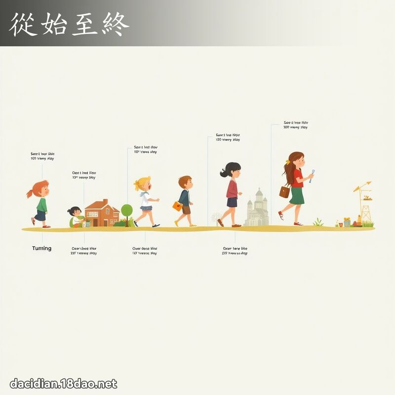 從始至終 - 國語大辭典配圖