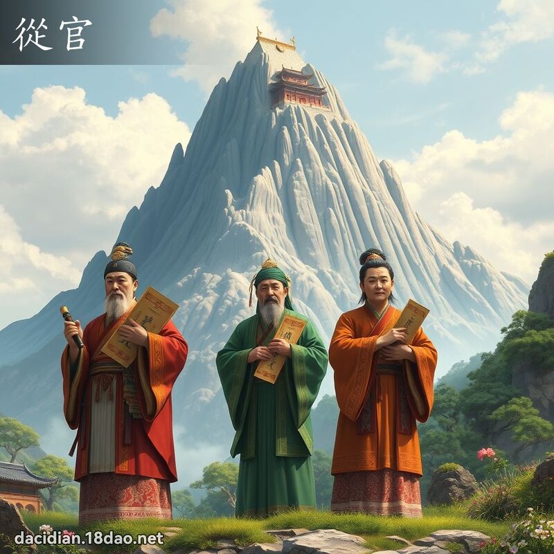 從官 - 國語大辭典配圖
