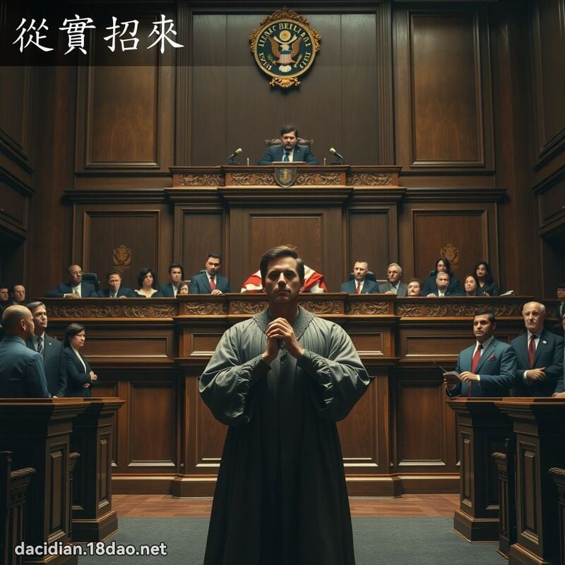 從實招來 - 國語大辭典配圖
