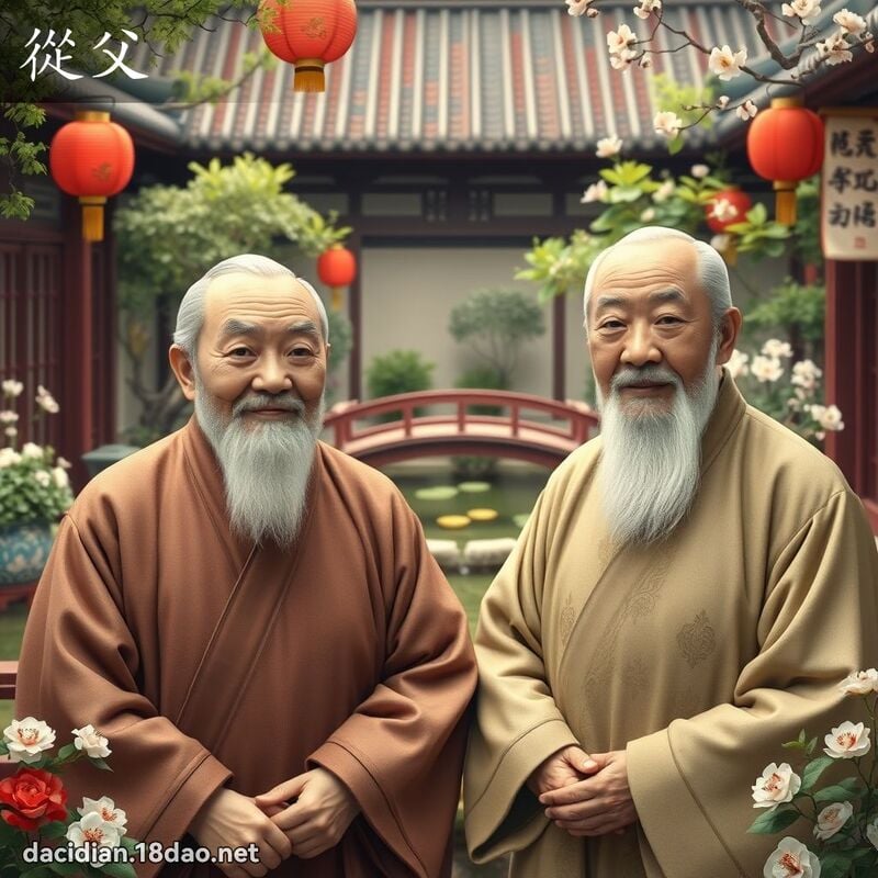 從父 - 國語大辭典配圖
