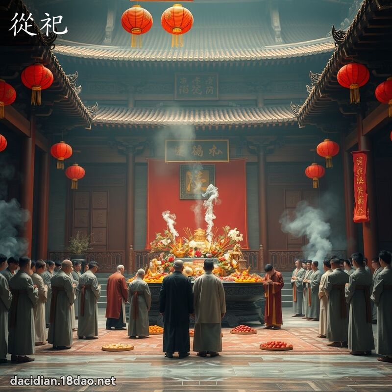 從祀 - 國語大辭典配圖