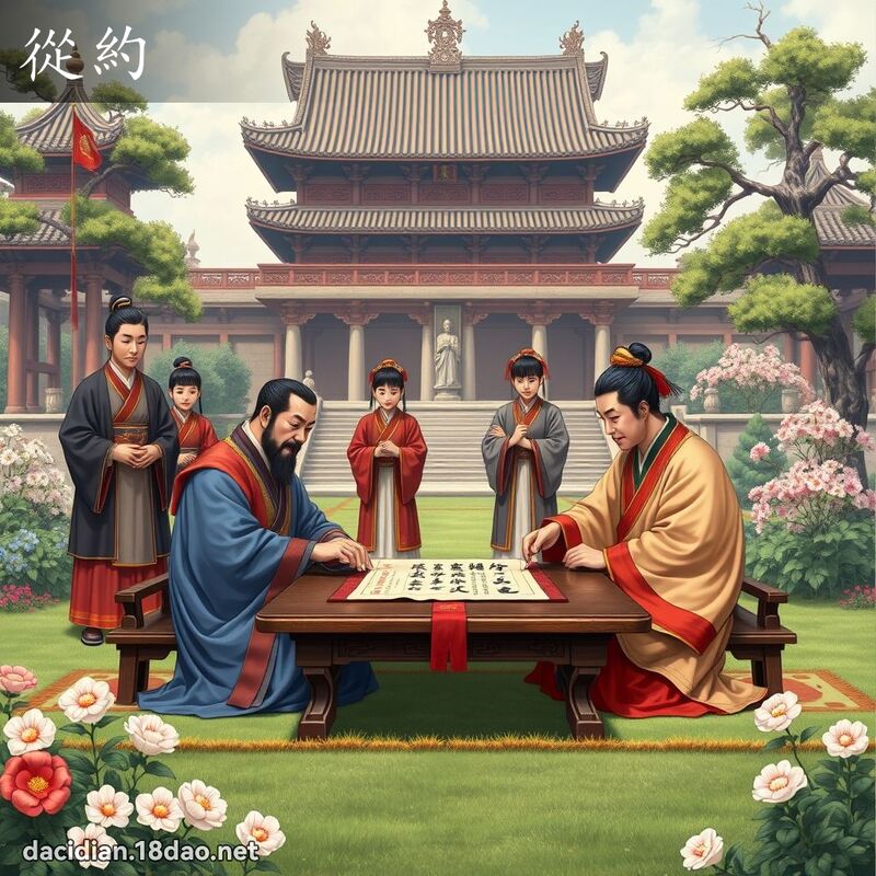 從約 - 國語大辭典配圖