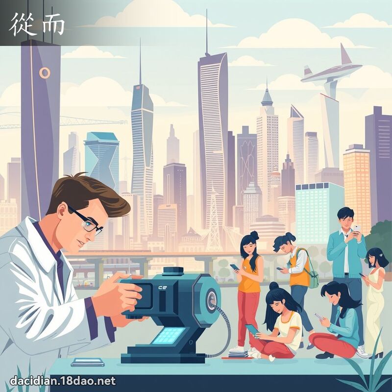 從而 - 國語大辭典配圖