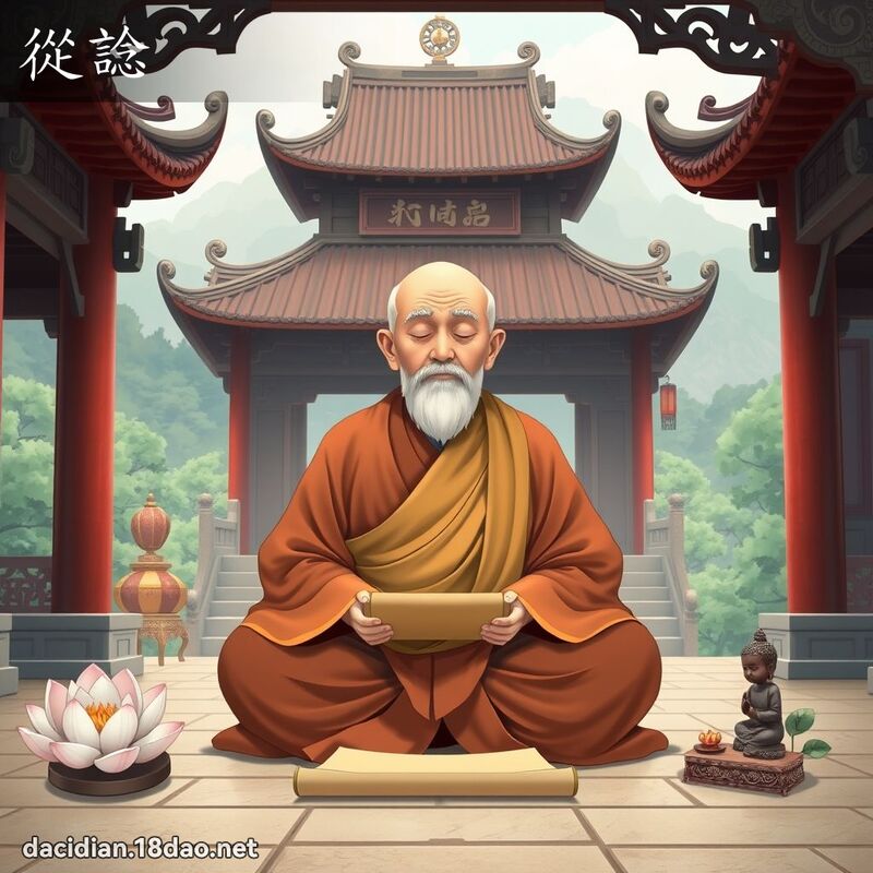 從諗 - 國語大辭典配圖