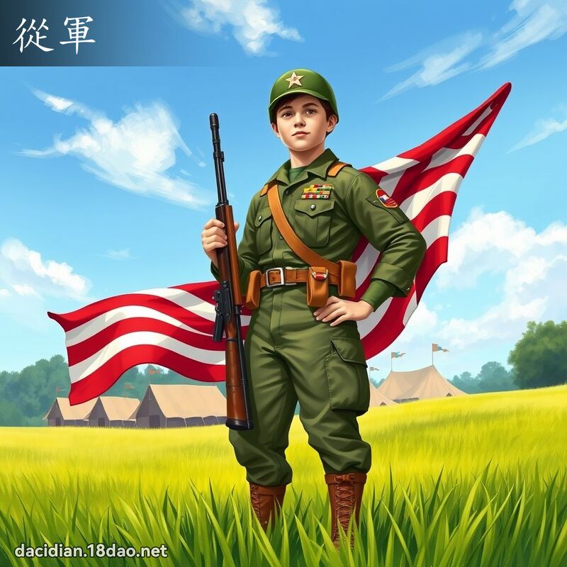 從軍 - 國語大辭典配圖