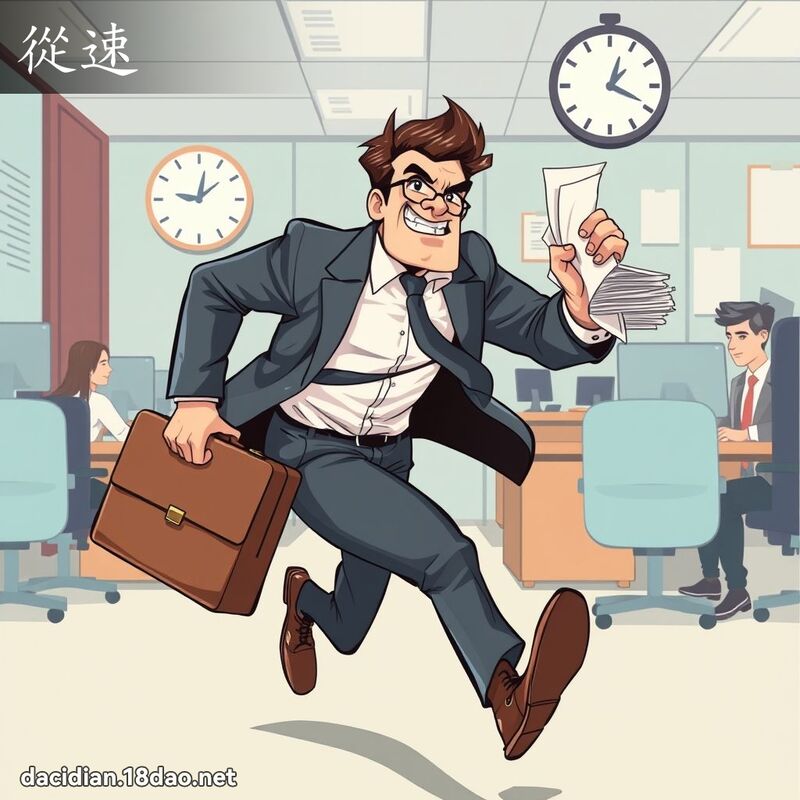 從速 - 國語大辭典配圖