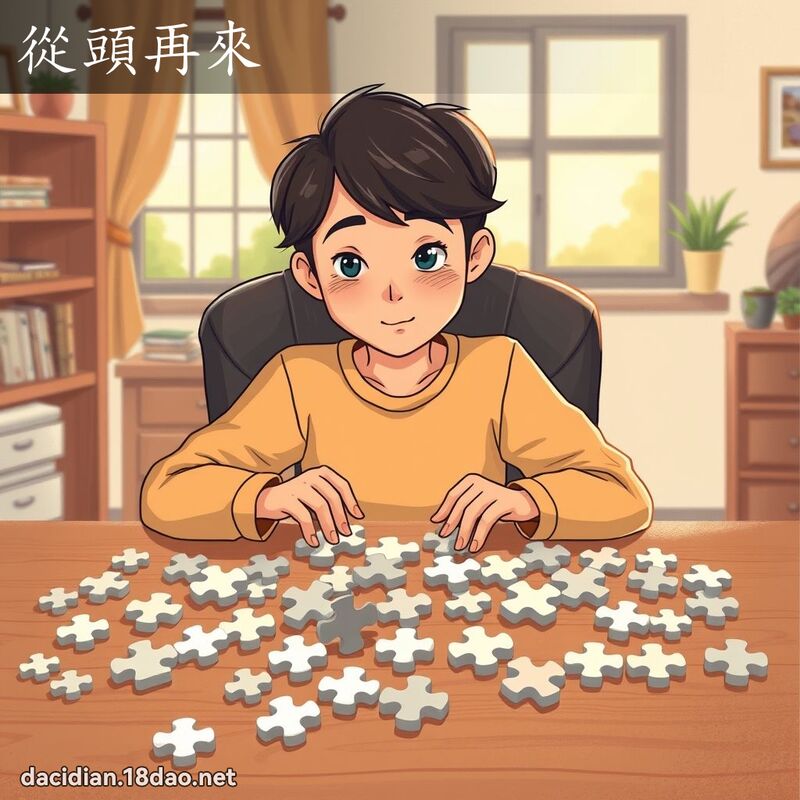 从头再来 - 国语大辞典配图