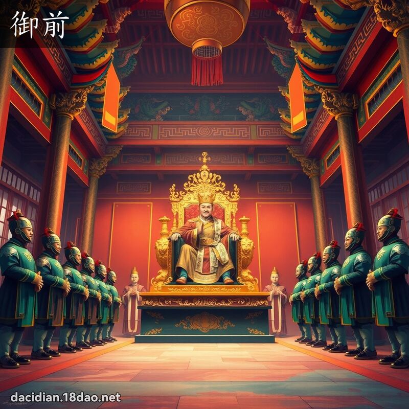 御前 - 國語大辭典配圖