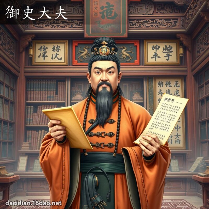 御史大夫 - 国语大辞典配图