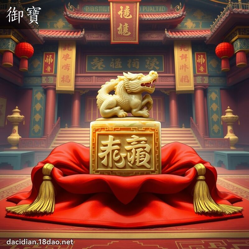 御寶 - 國語大辭典配圖
