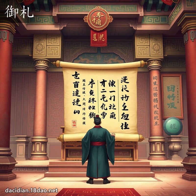 御札 - 國語大辭典配圖