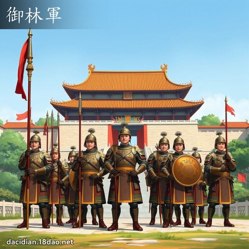 御林軍 - 國語大辭典配圖