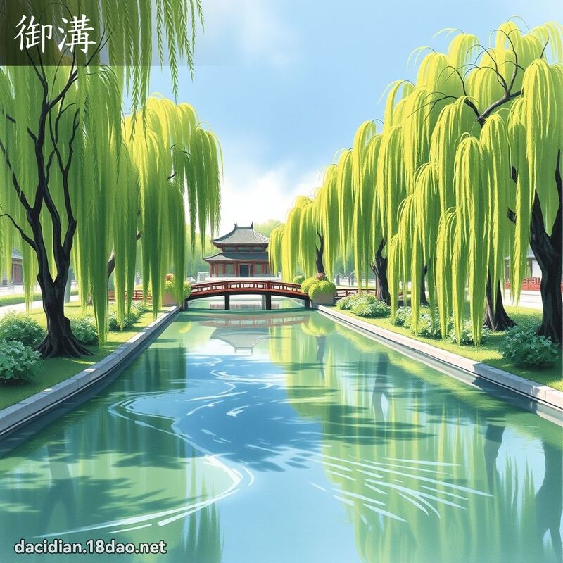 御溝 - 國語大辭典配圖
