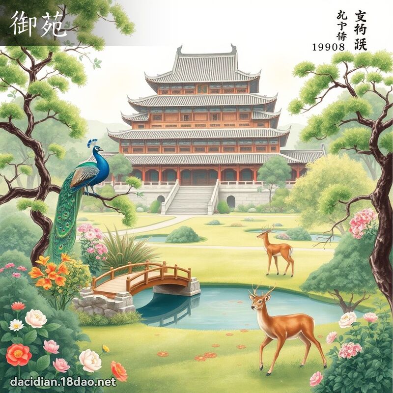 御苑 - 國語大辭典配圖