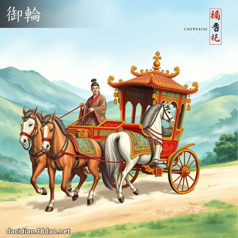御輪 - 國語大辭典配圖