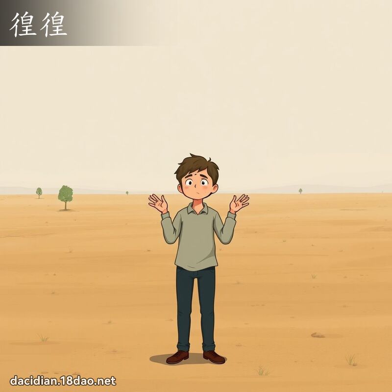 徨徨 - 国语大辞典配图