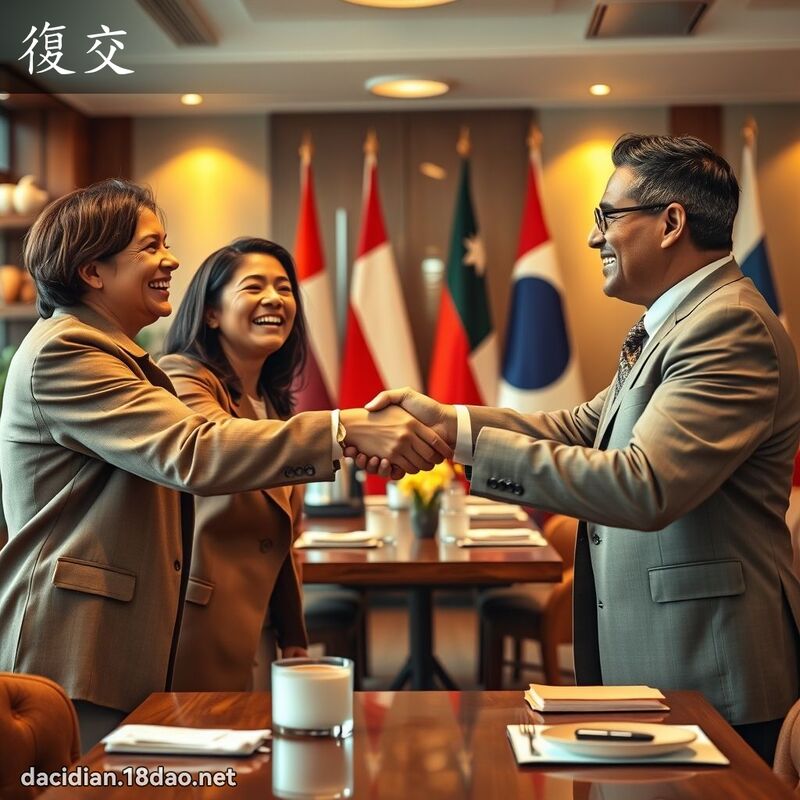 復交 - 国语大辞典配图