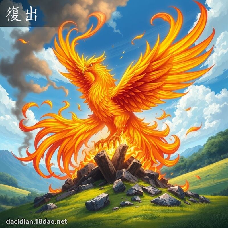 復出 - 国语大辞典配图