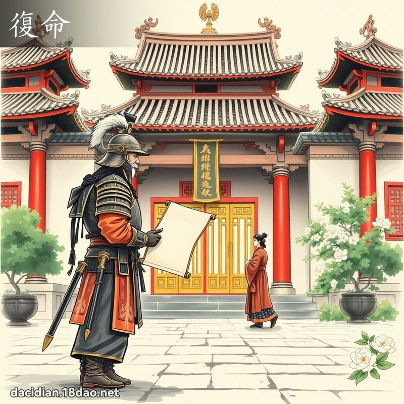 復命 - 国语大辞典配图