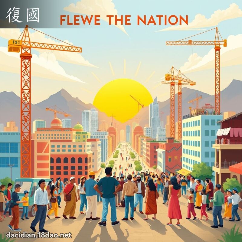 復國 - 國語大辭典配圖