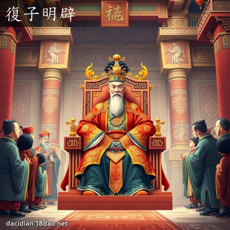 復子明辟 - 国语大辞典配图