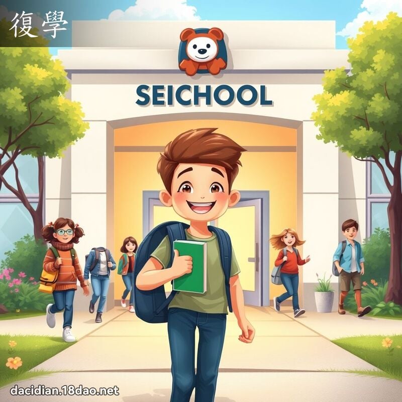 復學 - 國語大辭典配圖